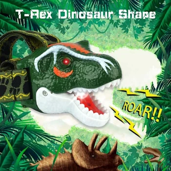 T-Rex Dinozaurai Žibintai Žaislai, Palapinės Mini LED Žibintas priekinis žibintas Camping Žygiai & Skaitymas Tamsoje Kalėdų Žaislus Vaikams