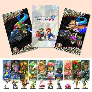 20Pcs/Set NFC Žaidimas Korteles Mario Kart 8 Jungiklis / Wii U su Laikikliu, Dovanų Dėžutėje Suteikti jums geresnį žaidimą patirtis