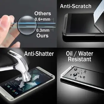 IPhone XS Max 6.5, 2 gabaliukai grūdintas stiklas screen protector anti-scratch ultra plonas lengva įdiegti