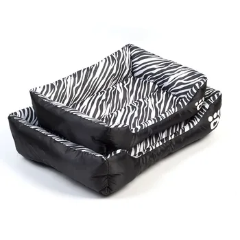 Jaukus Zebra Modelio Šuo Sofa-Lova Kilimėlis