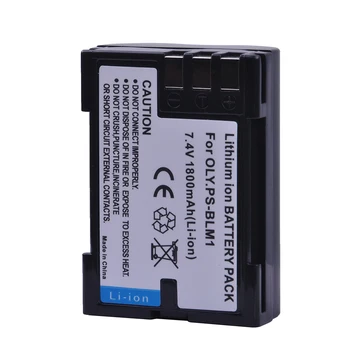 1Pc PS-BLM1 BLM-1 BLM-01 PSBLM1 BLM1 Fotoaparato Baterija +LCD USB Kroviklis skirtas Olympus E-300 E-330 E-500 E-510 C-5060 C-7070 C-808