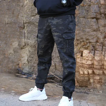 Mege Prekės Vyrų Mados Streetwear Atsitiktinis Kamufliažas Jogger Kelnes Taktinis karo Kelnės Vyrams Krovinių Pants Droppshipping