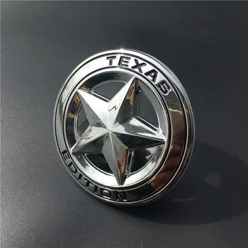 Metalo Texas Edition Automobilio Logotipas Ženklelis 3d Lipdukai tinka Ford Chevy GMC Sierra