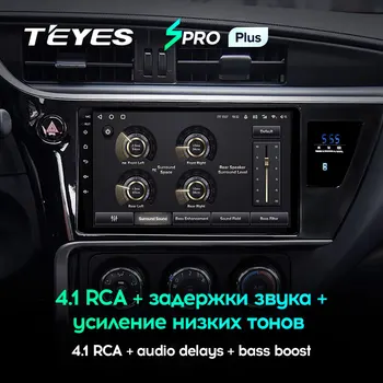 TEYES SPRO Plius Toyota Corolla 11 Auris E180 2017 2018 Automobilio Radijo Multimedia Vaizdo Grotuvas, Navigacija, Nr. 2din 2 din dvd