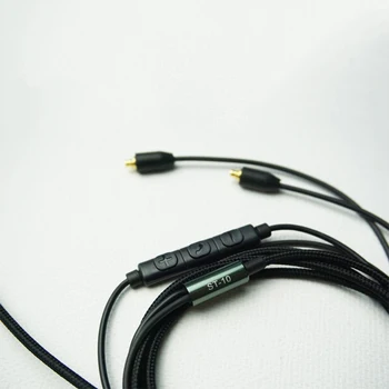 Atnaujinti Mmcx 3,5 mm Jungtis Audio Kabelis Nuimamas Pakeitimo Kabelis Su Mic