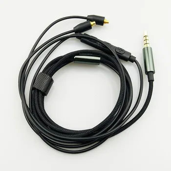 Atnaujinti Mmcx 3,5 mm Jungtis Audio Kabelis Nuimamas Pakeitimo Kabelis Su Mic