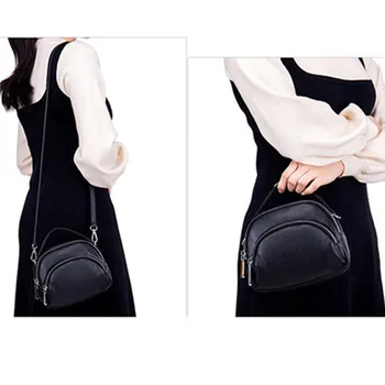 Fengdong natūralios odos mini crossbody krepšiai moterų mažųjų pečių maišą moterų mados turas odos rankinės merginos telefono krepšys
