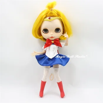 [MG481] 2018 Naujas Neoblythe Azone Lėlės Drabužiai # Sailor Moon Suknelė Nustatyti Blyth lėlės Mažmeninės prekybos Lėlės Komplektai