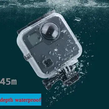 45M Nardymo Vandeniui Korpusas Atveju GoPro Sintezės 360 laipsnių Kamera po vandeniu Lauke galines Duris Apsauginis Dangtelis GoPro Fusion