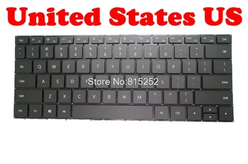 Nešiojamojo kompiuterio Klaviatūra su foniniu Apšvietimu, Skirtą HUAWEI MagicBook Boh-WAQ9HNL Boh-WAQ9HNR Jungtinės amerikos valstijos MUMS/ispanų SP/TR/HU Juoda