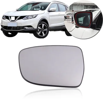 CAPQX Už galinio vaizdo Veidrodėlio Stiklas su Šildymas Nissan Qashqai 2016 2017 galinio vaizdo veidrodis Objektyvas baltas stiklas