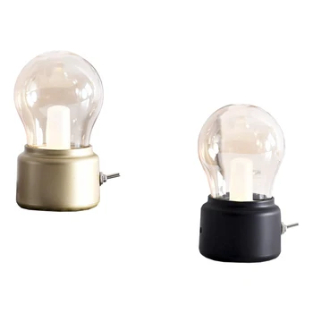 Šiaurės retro kūrybos įkrovimo lemputė apdaila stalas naktiniai USB dekoratyvinis mažas, stalo lempos, Statulėlės Puošmena