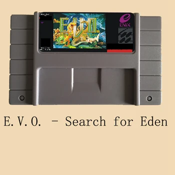 E. V. O-Ieškoti Eden 16 bitų Didelis, Pilkos spalvos Žaidimo Kortelės JAV NTSC Žaidėjas