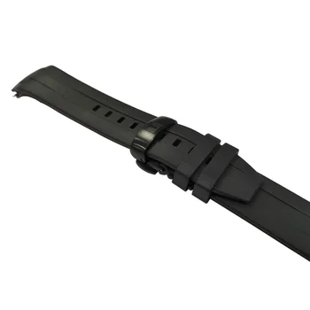 22mm T120417A Watchband Silikono gumos Dirželis T120417 Watchband už T120407 žiūrėti priedai