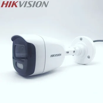 HIKVISION DS-2CE10DFT-F Turbo HD 1080P 2MP ColorVu Fiksuotojo Mini Kulka Saugumo Kameros Keitimas TVI/HAINAUT/CVI/CVB Vandeniui