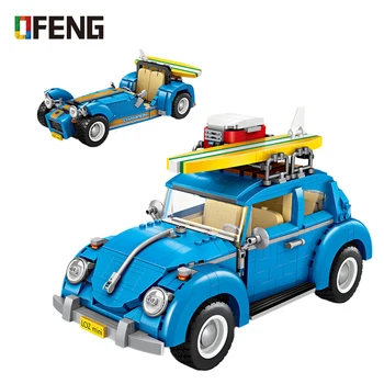 LOZ Mini Blokai Transporto priemonės Automobilio Modelio Blokai Lenktynių Automobilių Pardavimas Ledų Hotdog Plytų 1114 žaislai Vaikams Dovanos