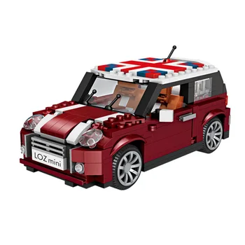 LOZ Mini Blokai Transporto priemonės Automobilio Modelio Blokai Lenktynių Automobilių Pardavimas Ledų Hotdog Plytų 1114 žaislai Vaikams Dovanos