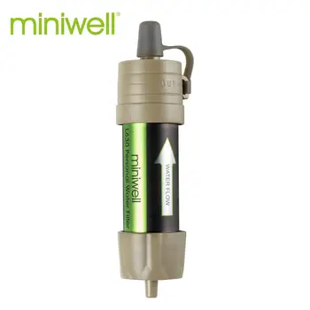 Miniwell L630 karinės asmeninės vandens filtras, išgyvenimo rinkinys, stovyklavimo įranga