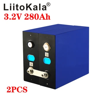 LiitoKala 3.2 V 280Ah lifepo4 baterija PASIDARYK pats 12V 24V 280AH daugkartinio Įkrovimo baterija Elektrinių automobilių RV Saulės Energijos saugojimo sistema