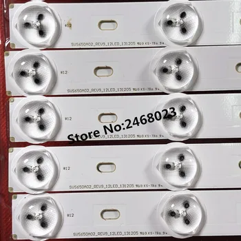 Vieną rinkinį=12pieces led Backlight 65PUS9809 LED TV SVS650A02-REV9_12LED SVS650A02_REV9_12LED_131205 ekrano LTA650FJ01、