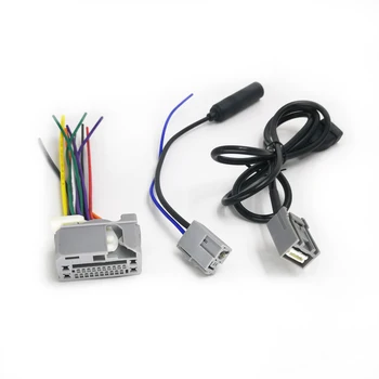 Biurlink Automobilių Radijas, USB Adapteris, Antena, elektros Instaliacijos Kabelis Mitsubishi Honda Stereo