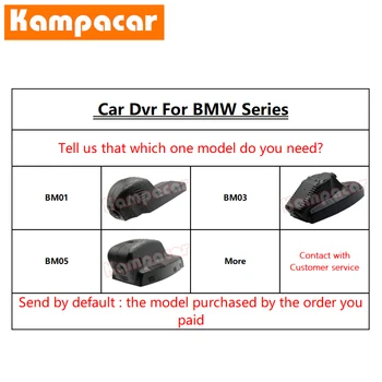 Kampacar BM17-C Wifi Brūkšnys Cam Automobilių Dvr Kamera BMW 1 2 3 5 6 7 Serijos F21 F30 F11 640 650 i X3 F25 X4 F26 X5 F15 X6 F16 X7 F23