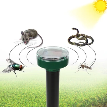 Eco-Friendly Gyvatė Paukštis Uodų Pelės Mol Atstumiantis Kenkėjų Repeller Lauko Sodo Saulės Energijos Ultragarso