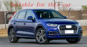 Audi Q5 FY 2018 2019 Papuošti Priedai Anglies Pluošto Stiliaus Galvos Šviesos Jungiklio Mygtuką, Valdymo Skydelio Dangtelį Apdaila Bezel