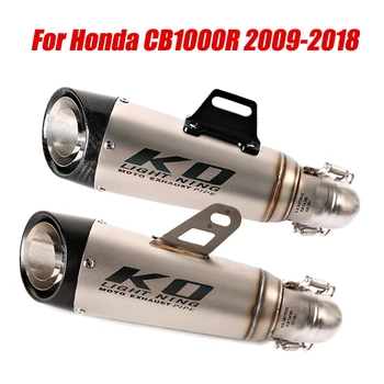 Honda CB1000R 2009-2018 Išmetamųjų Vidurio Link Vamzdžio Pabėgti Prisijungimas Skyriuje Vamzdis Paslysti Ant 51mm Duslintuvo Antgalius Pabaigos Vamzdis Motociklas