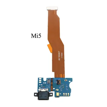 YuXi Micro USB Įkrovimo lizdas Dokas Įkroviklis flex kabelis Remonto Dalių Pakeitimo Xiaomi Mi5 Mi5s Mi 5 5s Plius