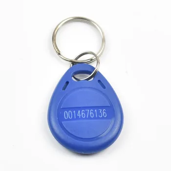 100vnt/Daug EM4100 TK4100 EM ID Keyfobs RFID Žymę, Raktų Žiedas Kortelės 125KHZ Artumo Simbolinis Prieigos Kontrolės Lankomumas