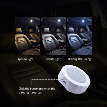USB Automobilinis Skaitymo Lemputė bagažo skyriaus Stogo Lempos LED Priešrūkiniai Šviesos Priekabos Ratų Sunkvežimį, Miegamojo, Vonios kambario, Spintas, Kempingas Žibintuvėlis