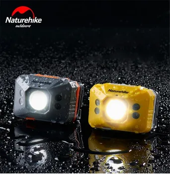 Naturehike LED Žibintai 4 Režimai Žibintų Šviesos Jutiklis Ultralight & Vandeniui Kempingas Veikia Žygiai Skaityti USB Kabelis Įtraukti