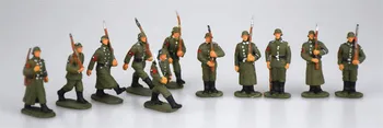 Surinkti super mini pvc figure 1:72 2 pasaulinio karo vokiečių karių modelis dažytos 11pcs/set