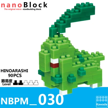 Nano Blokuoti Pokemon Typhlosion Nbpm _ 030 90pcs Anime ir Animacinių filmų Diamond mini micro Bloko Statyba Blokai, Plytos, Žaislai, Žaidimai