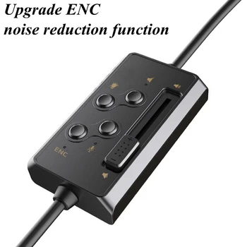 Xiberia T19 Heavy Bass Žaidimų Ausinės Stereo USB LED Šviesos Laidinio Kontrolės Ausinės su aktyvia Triukšmo Panaikinimo HD Mic už PUBG