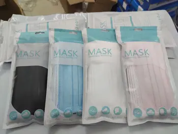 Rožinė mascarillas 3 sluoksnio kaukė juodas kaukes Vienkartines maske maschera كمامات Filtras 마스크 mondkapjes kaukė 3 sluoksnis Masque