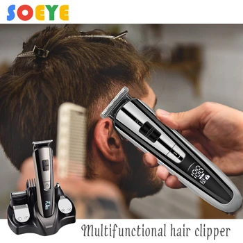 Kirpykla plaukų clipper daugiafunkcinis elektrinės žoliapjovės skustuvas vyrams skustuvas nosies plaukų žoliapjovės belaidžius kirpimas Elektrinis Skustuvas 5