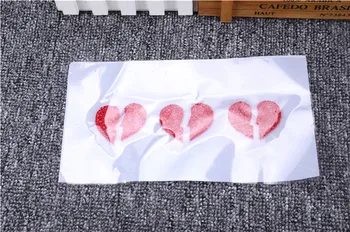 10vnt raudona širdies neveikia karšto fix cirkonio šilumos perdavimo dizaino geležies fragmentais dėmės 