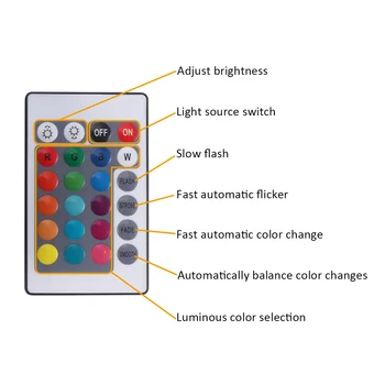 1/5/10PC USB Kabelis Touch 3D LED Šviesos Turėtojo lempose Naktį Šviesos Pakeitimas 7 Spalvų Spalvinga Šviesos Pagrindai Stalo Dekoro Turėtojas