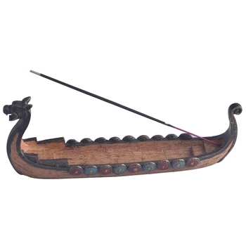 Dragon Boat Smilkalų Lazdelės Laikiklis Degiklis Ranka Raižyti Drožyba Censer Papuošalai Retro Smilkalai Degiklių Tradicinės Konstrukcijos