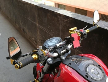 Originalaus Motociklo Veidrodėlis rankenos galą su vandeniui padengti Rezervuaro Kojinių Ducati Hypermotard 821 Honda Scoopy Cb400