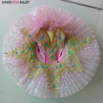 Baleto Patiekalas Tutu Led Šviesos Kostiumas Vaikų Vaikų Mergaičių Mėlyna Rožinė Blynas Tutu Profesionalių Baleto Kostiumai Helovinas Šalis