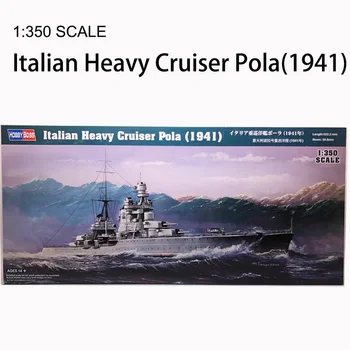 Trimitininkas Asamblėjos Karinis Modelis Laivo Modelį 1/350 Italijos Sunkusis Kreiseris Pola