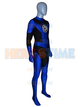 Mėlyna Žibinto Supermeno Kostiumas Spandex Mėlyna Žibinto Cosplay Kostiumų Zentai Bodysuit Karšto Pardavimo Suaugusiems/ Vaikams