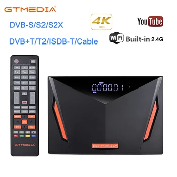 GTmedia V8 UHD TV Palydovinis Imtuvas Paramos H. 265 DVB-S/S2/S2X H. 265 4K Ultra HD integruota WIFI Šeštadienis Receptorių Dekoderis