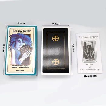 Londa Taro iš Spausdinimo Gražus 78 Kortos Labai Stilizuota, Unikalus Dvasiškai Įtakos Kaladės Kortų Žaidimas su OFP Vadovas