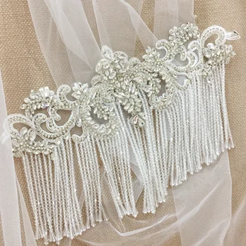 Handbeaded Haute Couture Kristalų Aplikacijos su Kutas ir vestuvių capelet, Coverup , kalnų krištolas pečių apsiaustą, vestuviniai papuošalai
