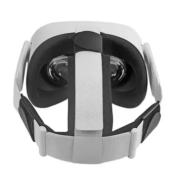 Ekrano užsklandą Pagalvėlė Trinkelėmis Galvos Dirželis Oculus Quest 2 VR Ausines Sumažinti Galvos Slėgio Fix Dirželis Quest2 VR Priedai