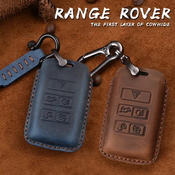 Natūralios Odos Automobilio Nuotolinio Klavišą Padengti Atveju Krepšys Land Rover Range Rover Evoque 